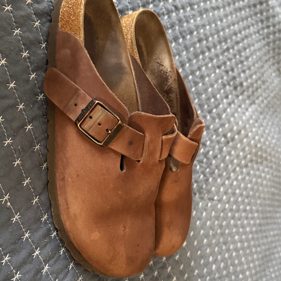 Birkenstock Boston 38 Brown Slip-On Clogs - Picture 8 of 8